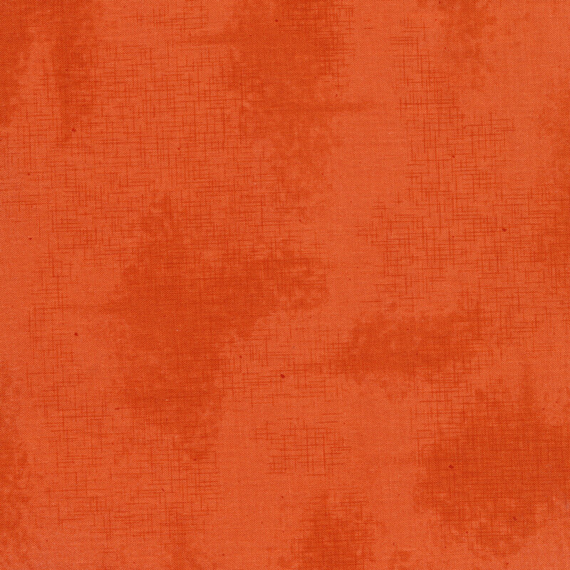 A basic dark orange fabric with crosshatching and mottling | Shabby Fabrics