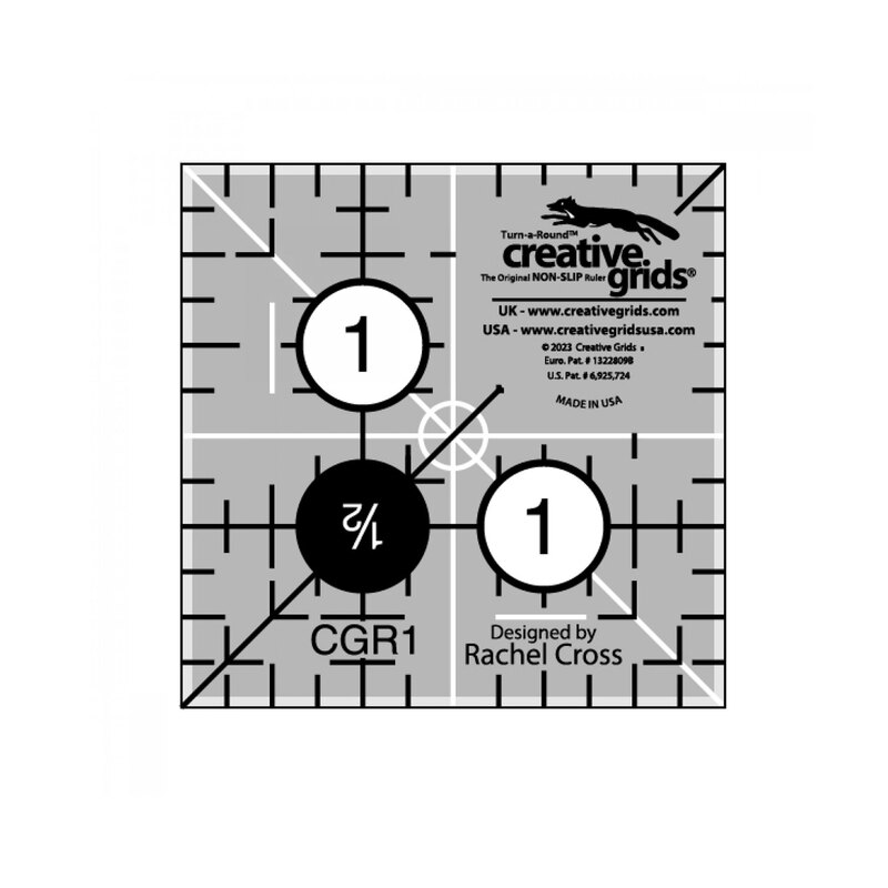 digital image of creative grids 1.5 inch square ruler