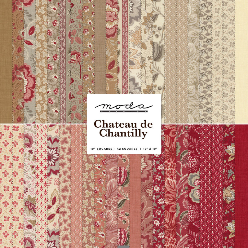 Chateau de Chantilly Layer Cake by French General for Moda Fabrics
