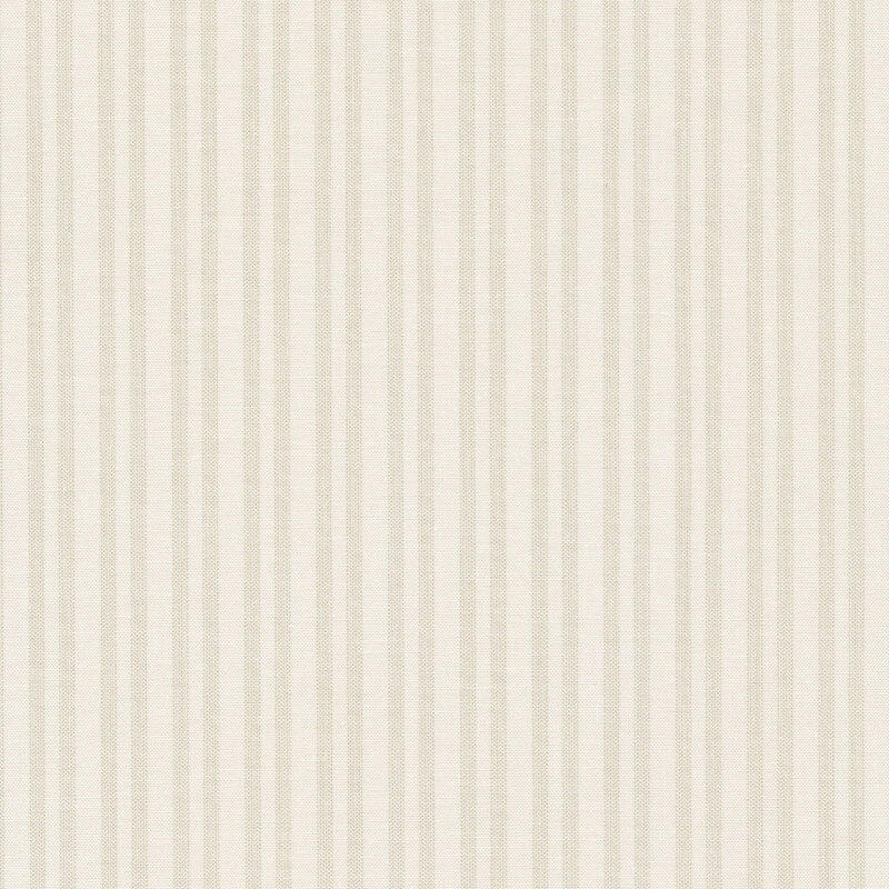 Tonal striped cream fabric