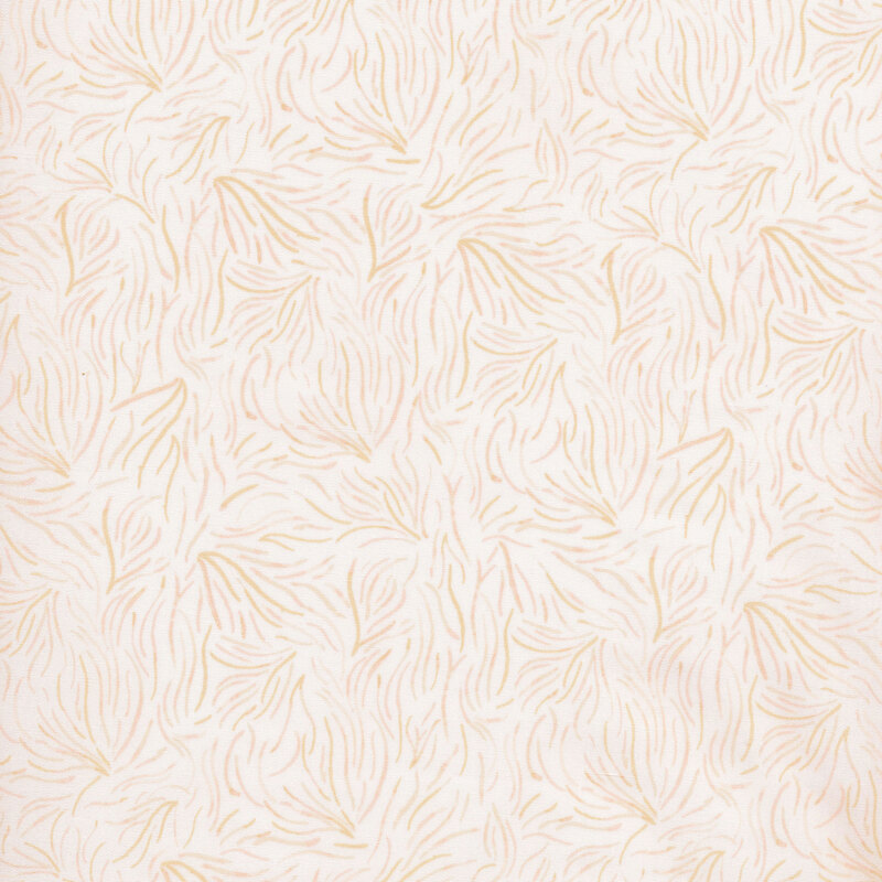 fabric featuring wavy lines in an abstract pattern on a white background