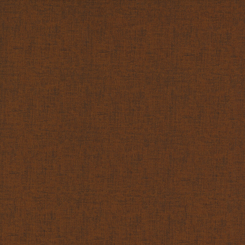 this fabric features dark brown basic fabric with textured linen pattern