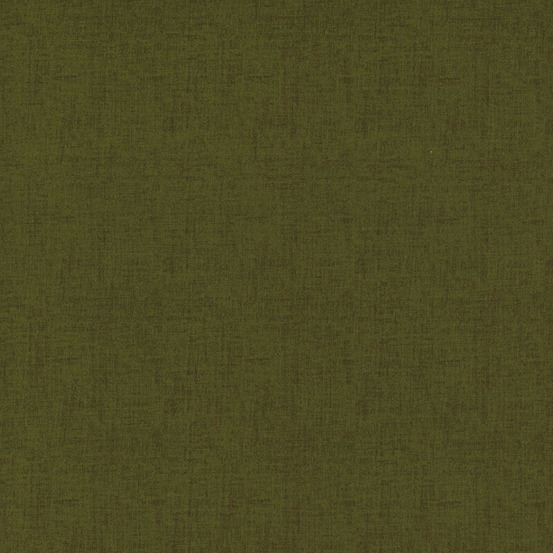 this fabric features dark green basic fabric with linen texture