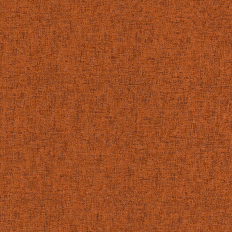 this fabric features dark rust orange basic fabric with linen texture