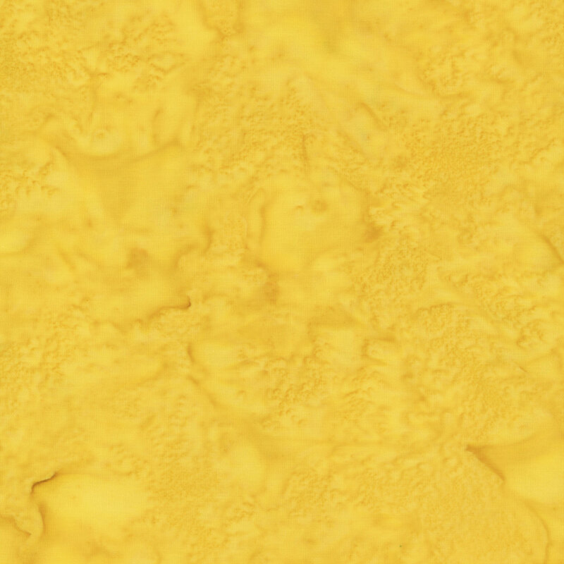 mottled yellow batik fabric