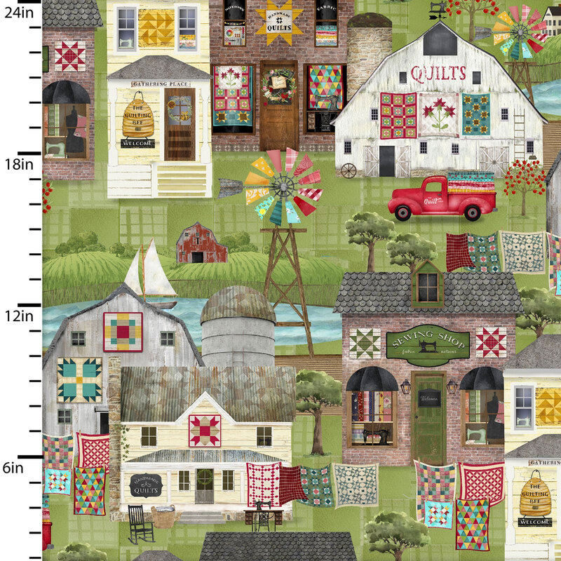 rulers & cutters & mats - country clothesline