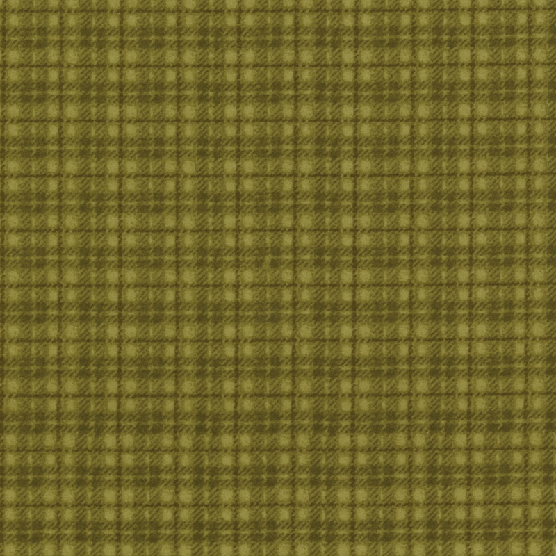 green plaid flannel fabric