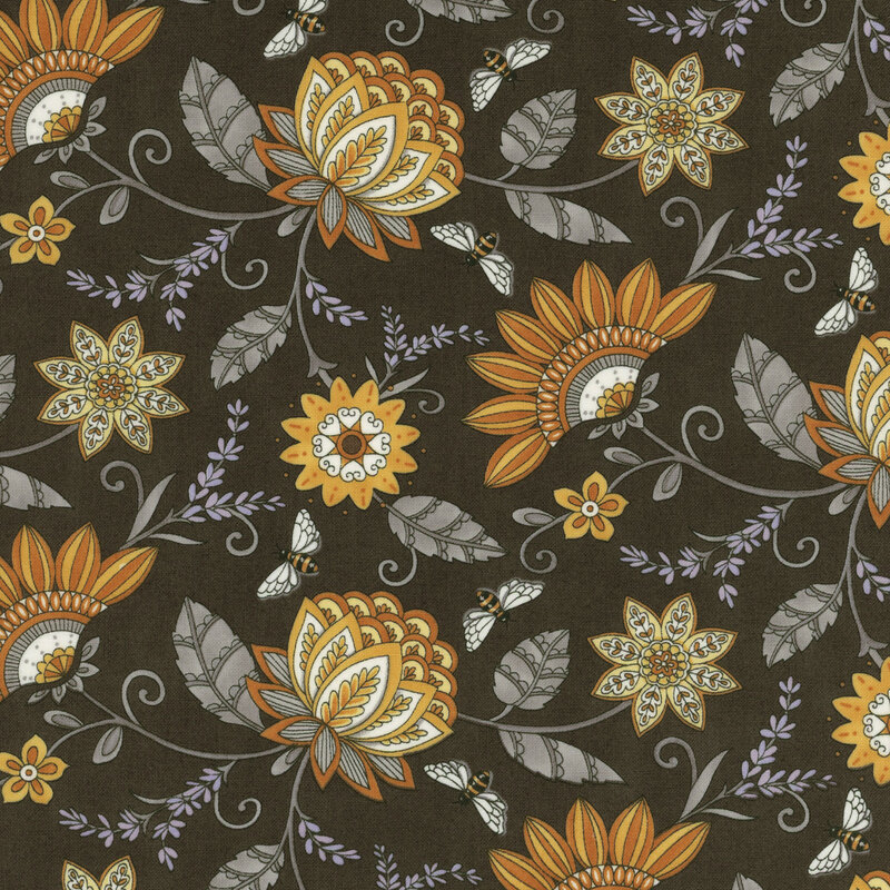 Cotton Hand Embroidery Fabric - Light Honey - Stitched Modern