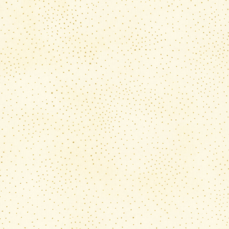 Cream fabric with scattered gold metallic flecks