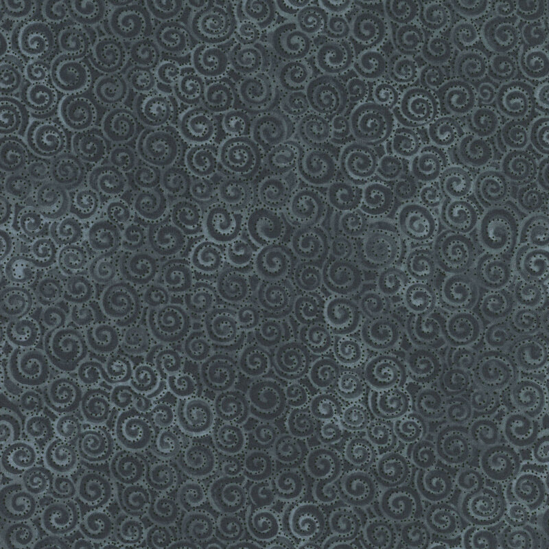 Gray tonal fabric with small swirls packed together