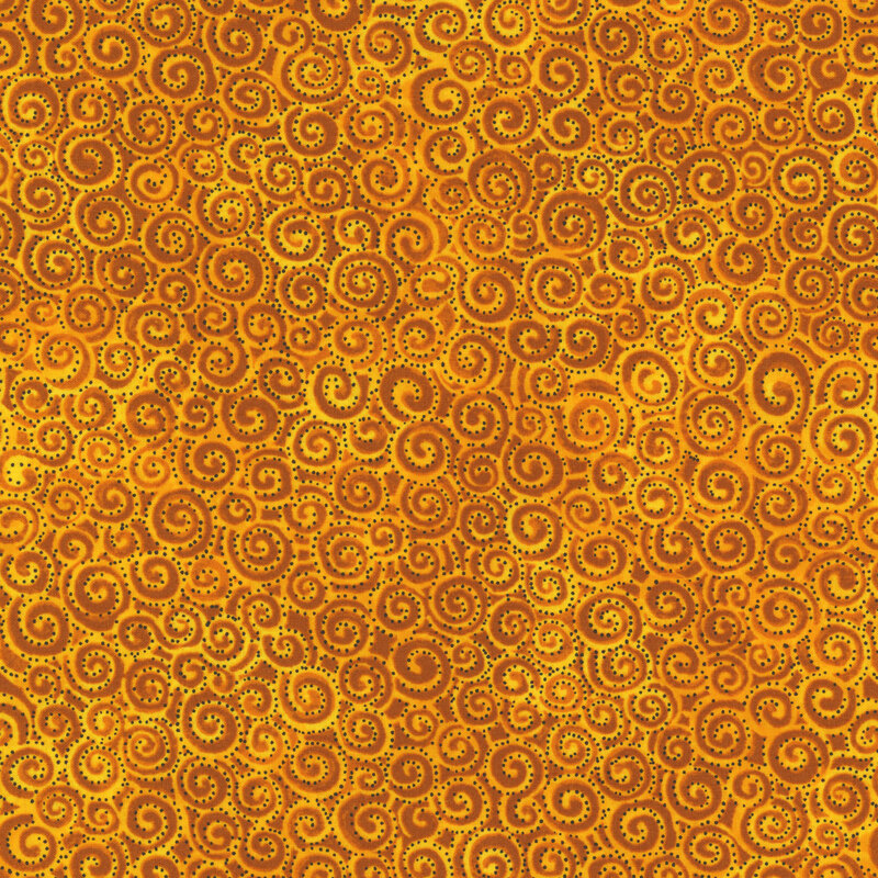 Yellow tonal fabric with small swirls packed together