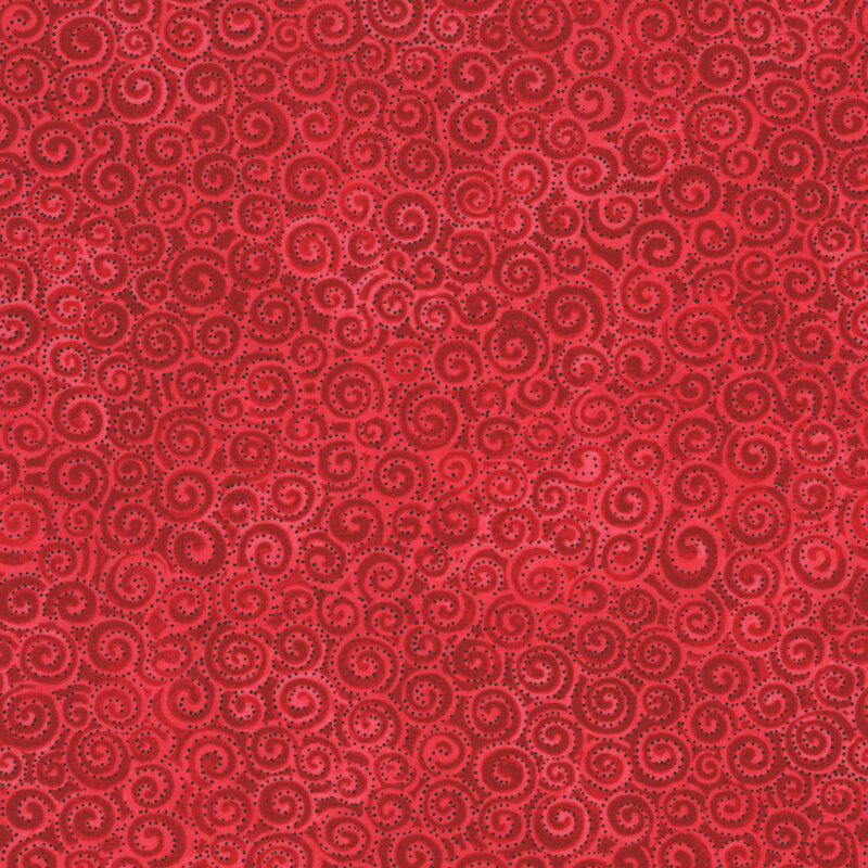 Light red tonal fabric with small swirls packed together