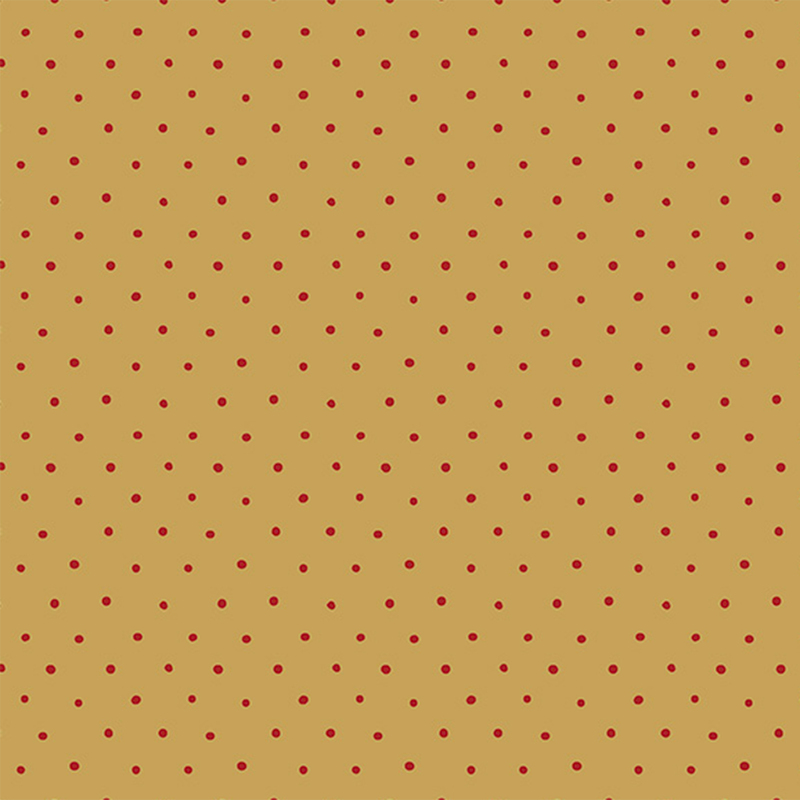 fabric featuring red maroon dots on a tan background