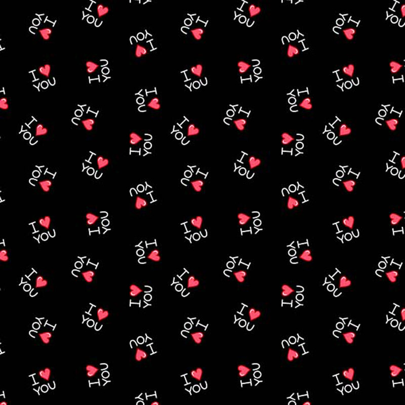 This fabric features tossed 