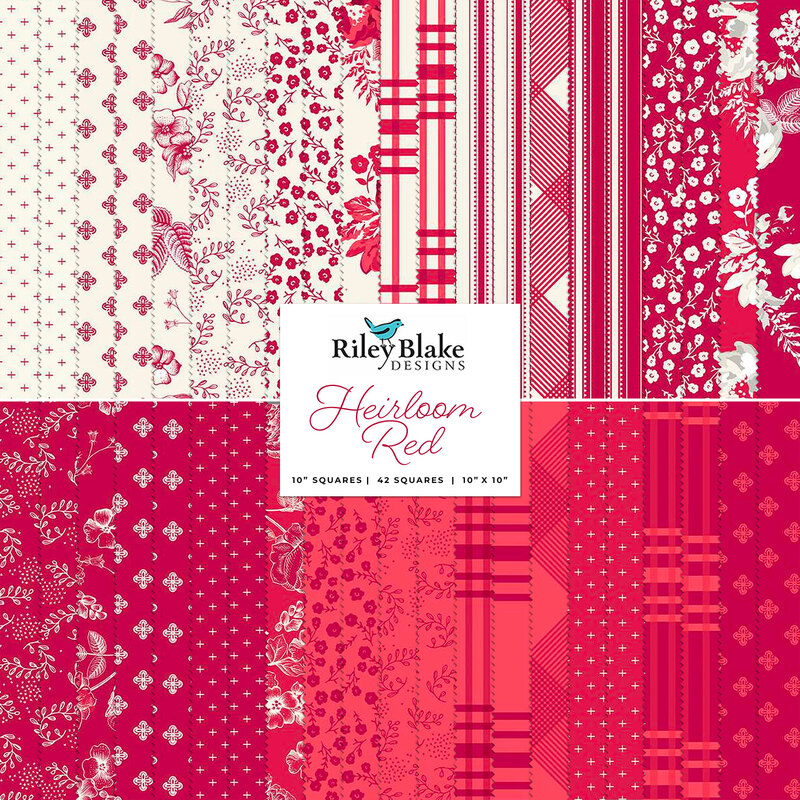Red Hot by Assorted Designers for Riley Blake Designs — Redwork  Plus/Scarlet Today