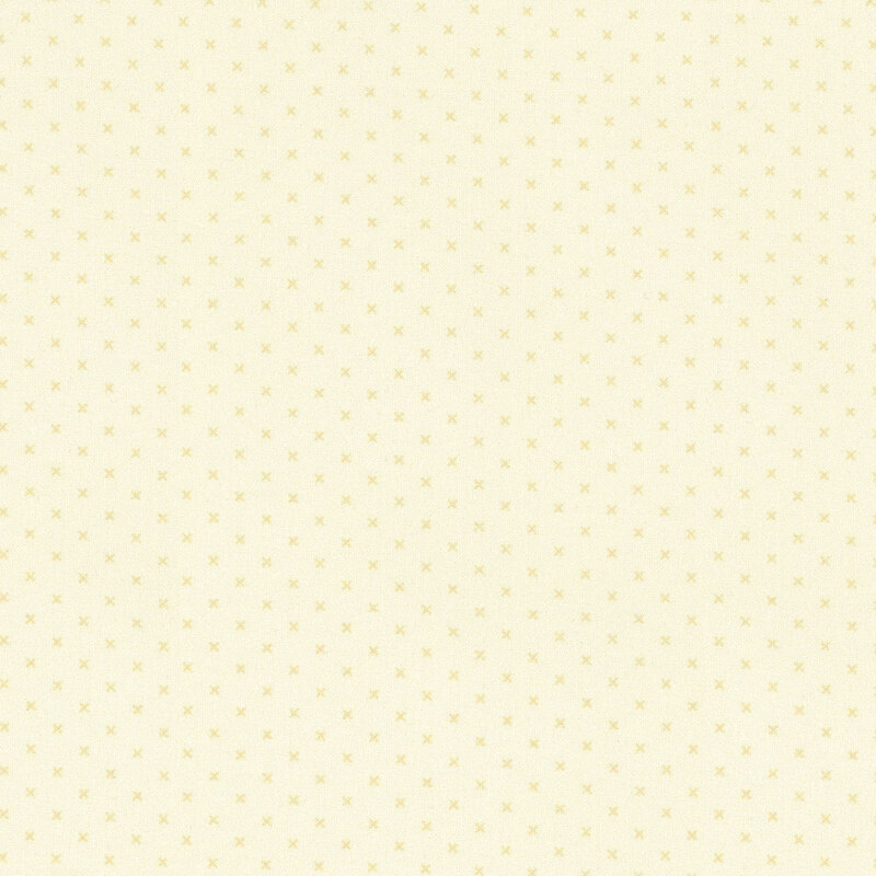tonal cream fabric covered with X shapes