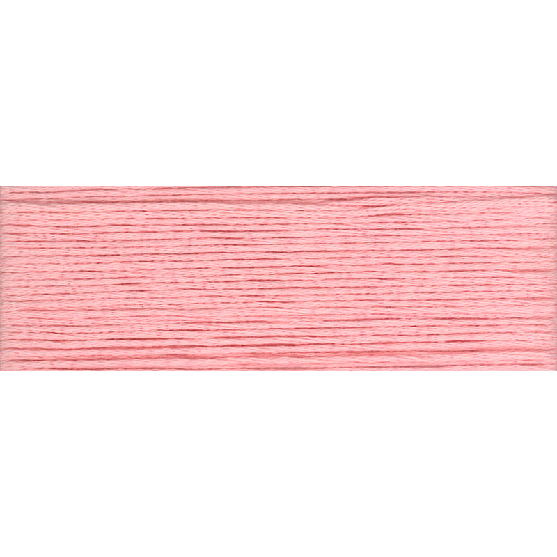 A close up of strands of the lighter pink LECIEN Cosmo Floss