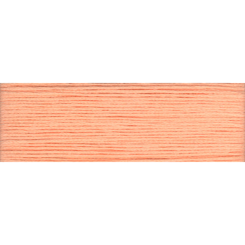 A close up of strands of light peach LECIEN Cosmo Floss