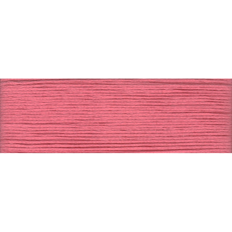 A close up of strands of the medium pink LECIEN Cosmo Floss