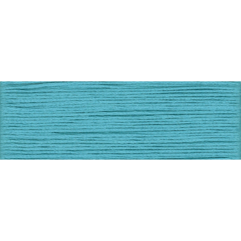 A close up of strands of the blue LECIEN Cosmo Floss