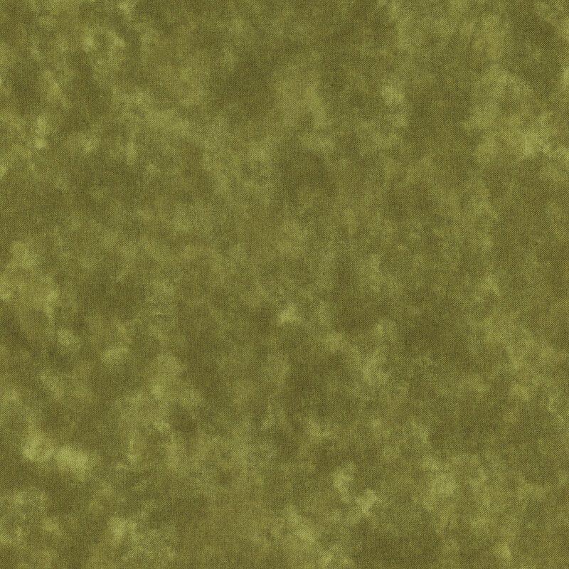This fabric features a rich dark green green color in a mottled tonal print. 