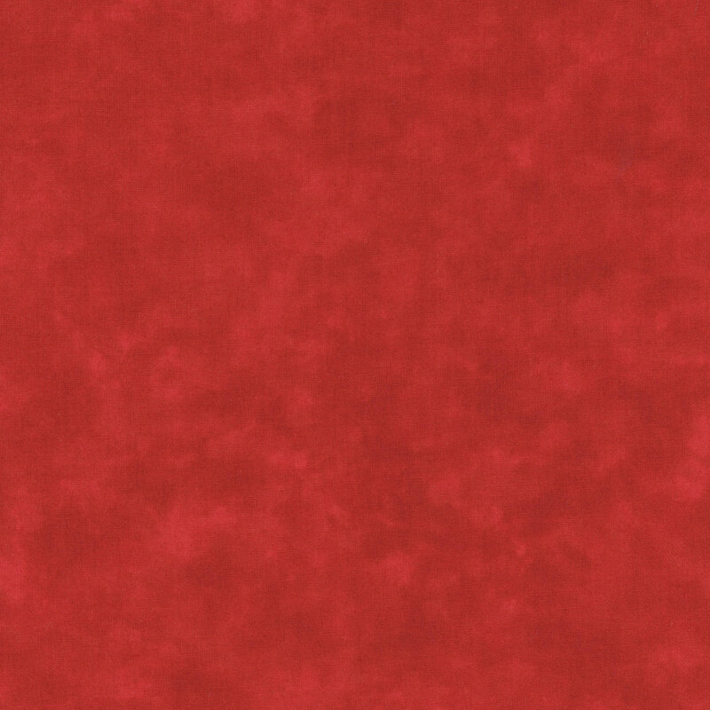 Red fabric featuring tonal, mottled texture