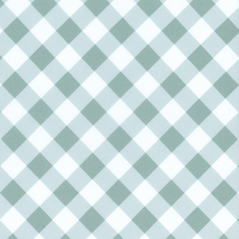 fabric featuring a lovely light  aqua blue tonal gingham print
