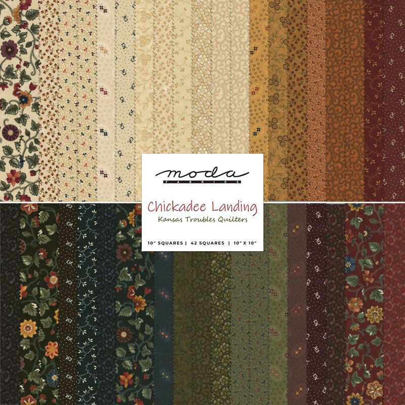 Chickadee Landing Layer Cake by Kansas Troubles Quilters for Moda ...