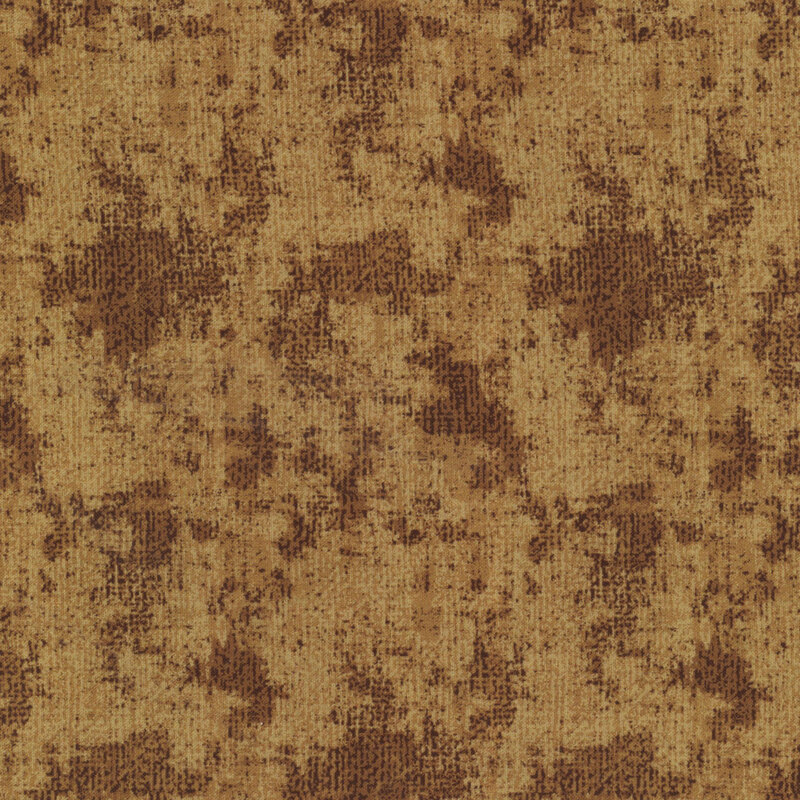 Brown and tan textured distressed fabric