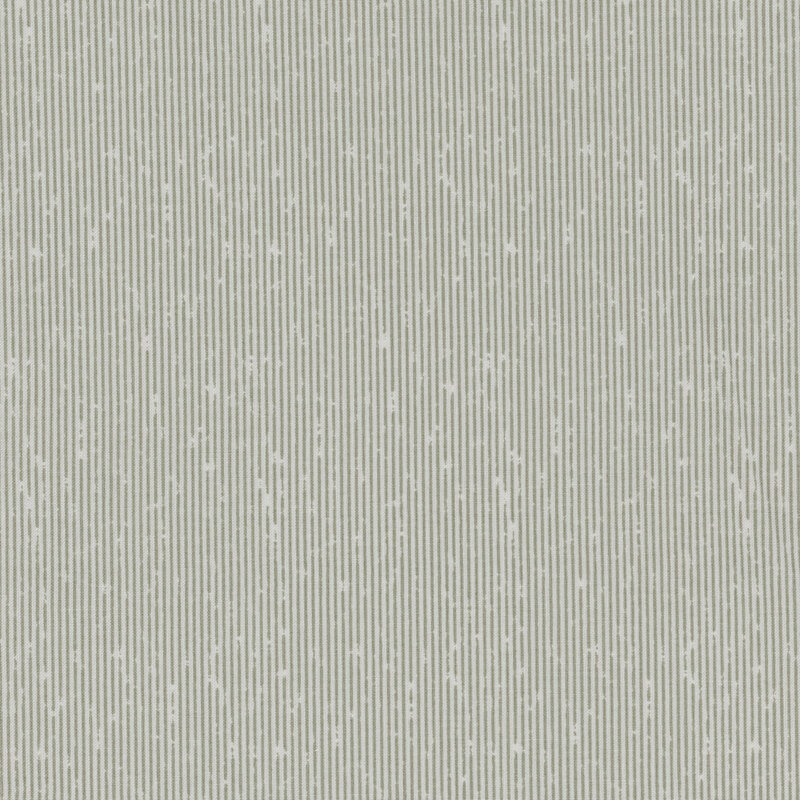 fabric featuring thin drawn tonal light and dark gray stripes