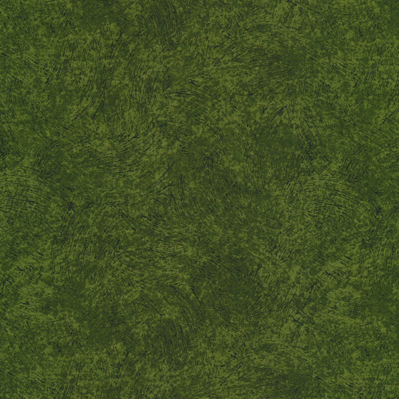 green fabric featuring tonal brushstroke texturing