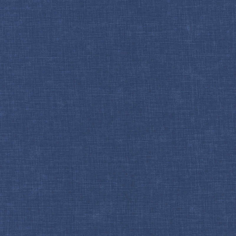 Dark blue tonal linen textured basic fabric from the Quilter's Linen Collection