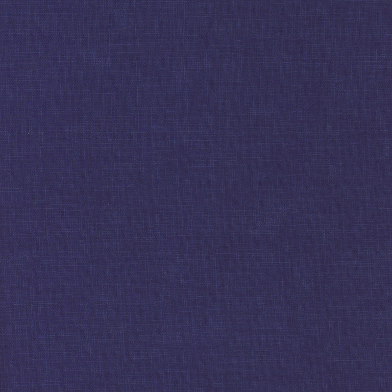 Dark blue tonal linen textured basic fabric from the Quilter's Linen Collection