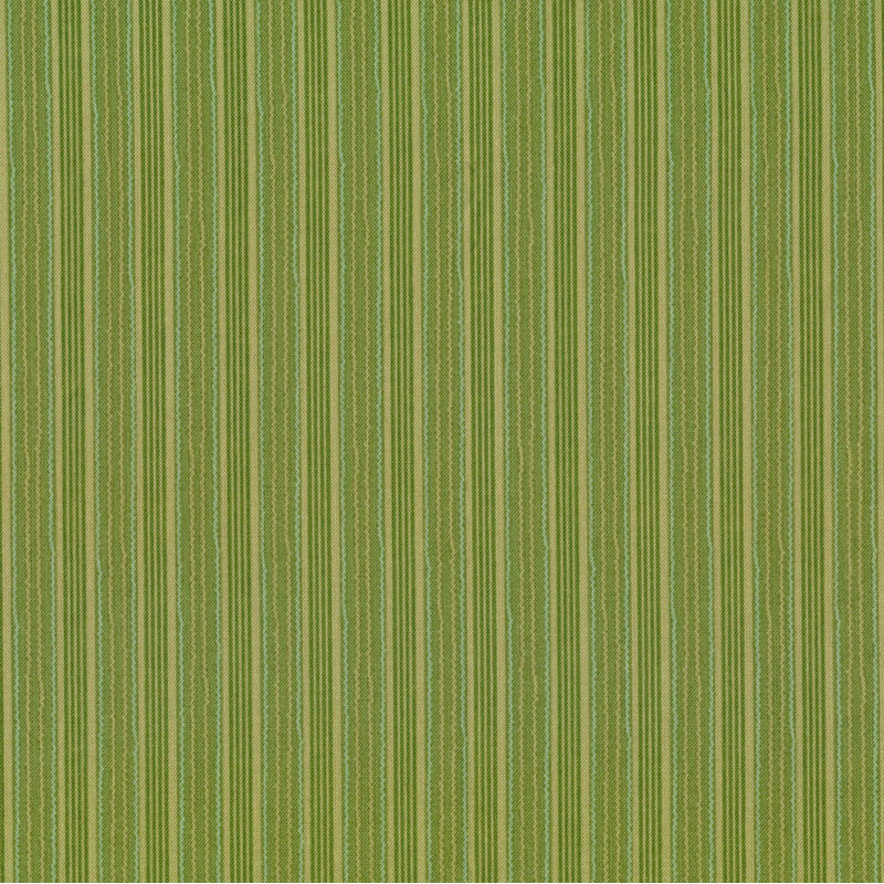 leaf green fabric featuring stripes in different widths and shades of green