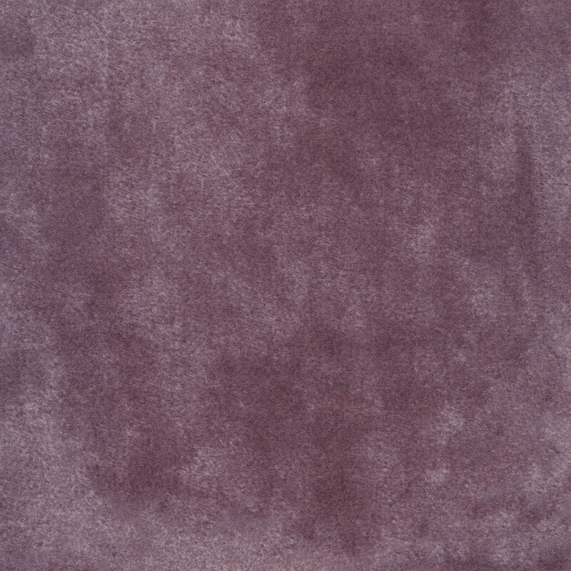 dusky purple mottled flannel fabric