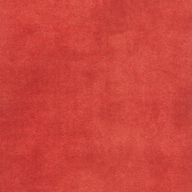 Mottled light red flannel fabric