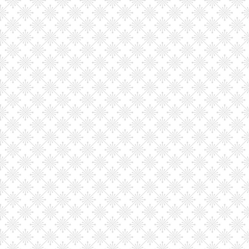 digital image of white fabric featuring a white burst grid pattern