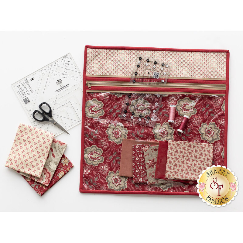 Quilt As You Go Project Bag Kit - Chateau de Chantilly - Makes 2 Bags! -  RESERVE