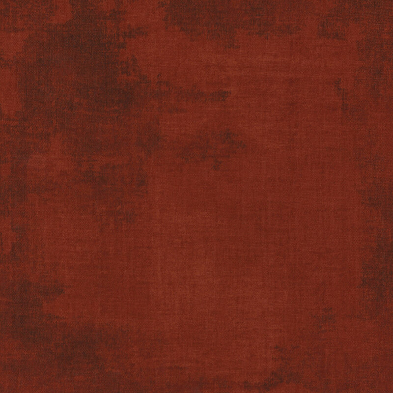 warm mahogany fabric featuring dark brown dry-brushed texturing