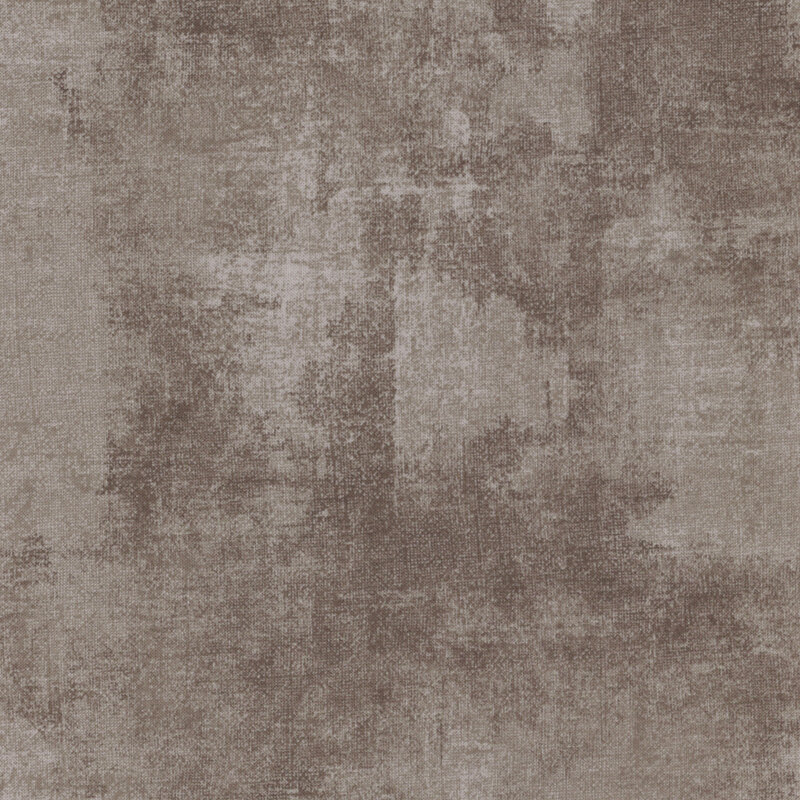 gray fabric featuring cool-toned brown dry-brushed texturing