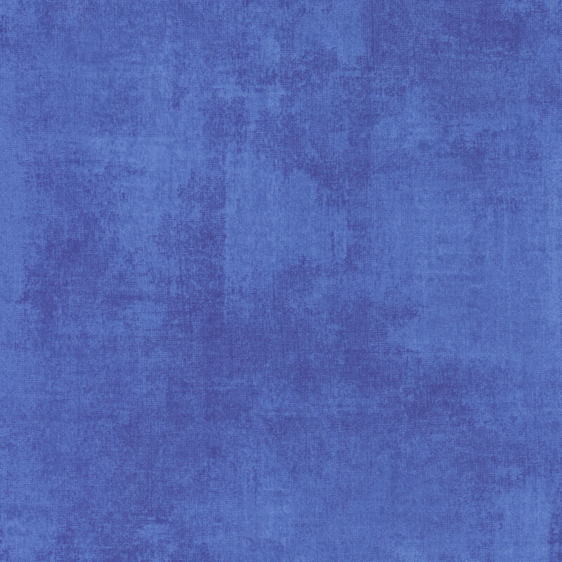 brilliant blue fabric featuring royal blue dry-brushed texturing