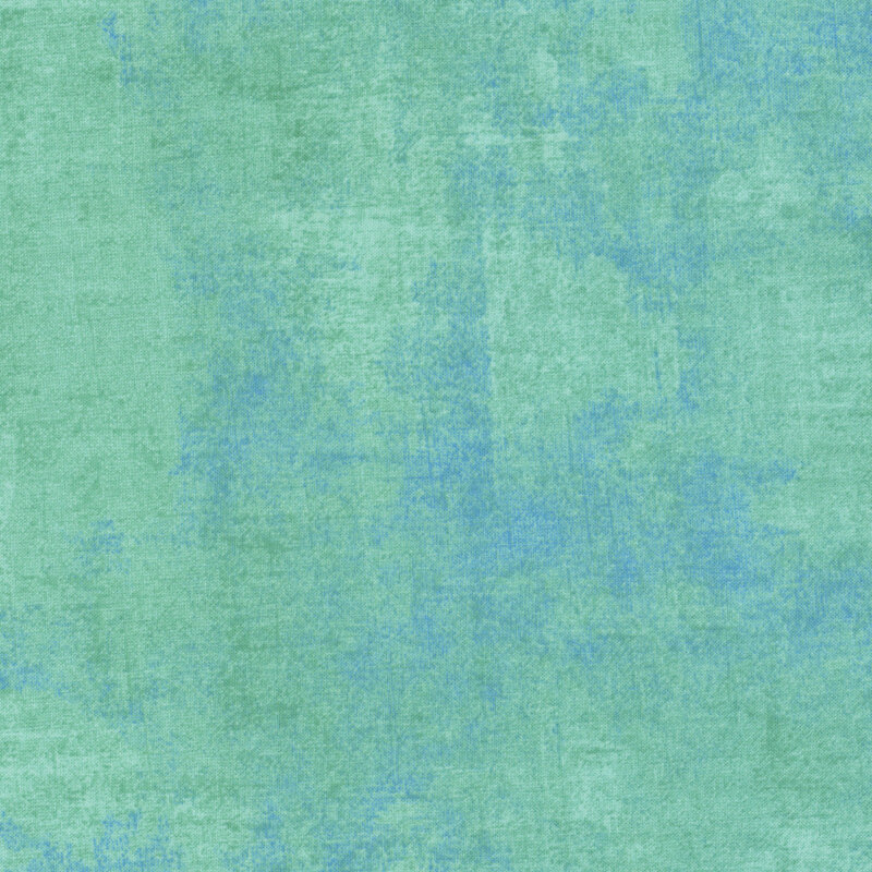 gorgeous turquoise fabric featuring teal blue dry-brushed texturing