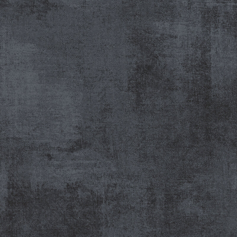 lovely muted blue fabric featuring black dry-brushed texturing