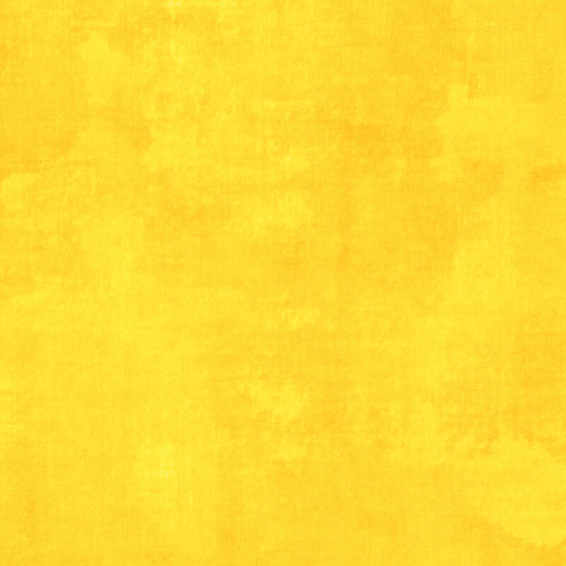 vibrant yellow fabric featuring bright golden yellow dry-brushed texturing