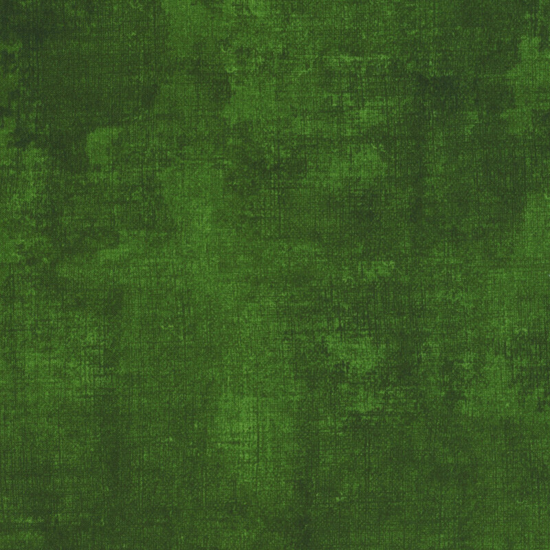 lovely green fabric featuring dark emerald dry-brushed texturing
