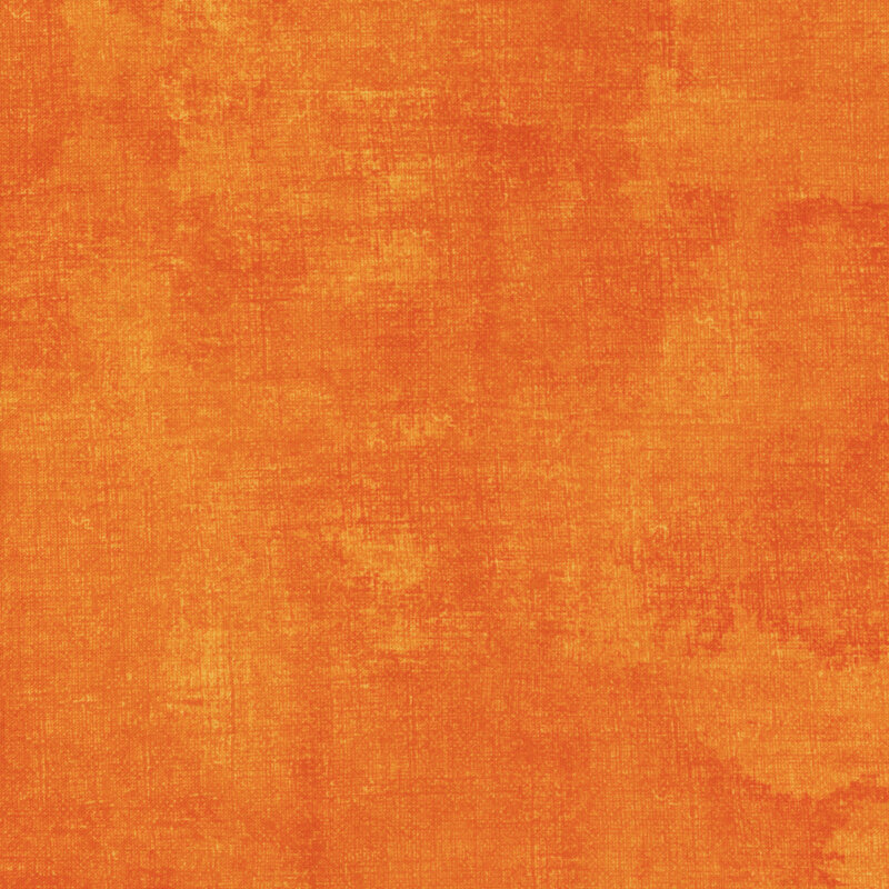 vibrant orange fabric featuring red orange dry-brushed texturing