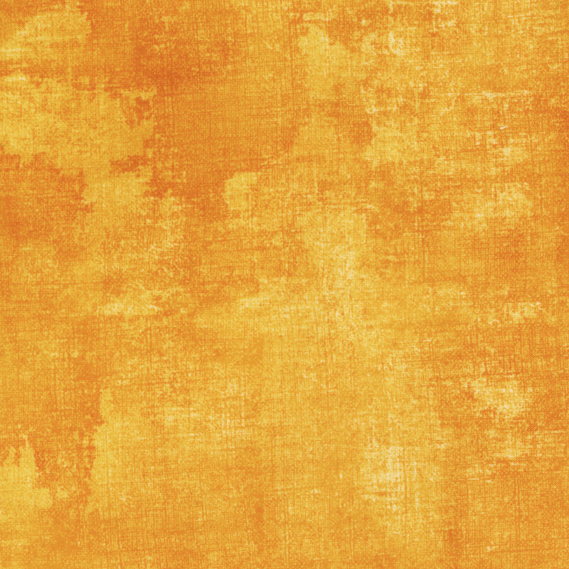 vivid amber fabric featuring orange dry-brushed texturing