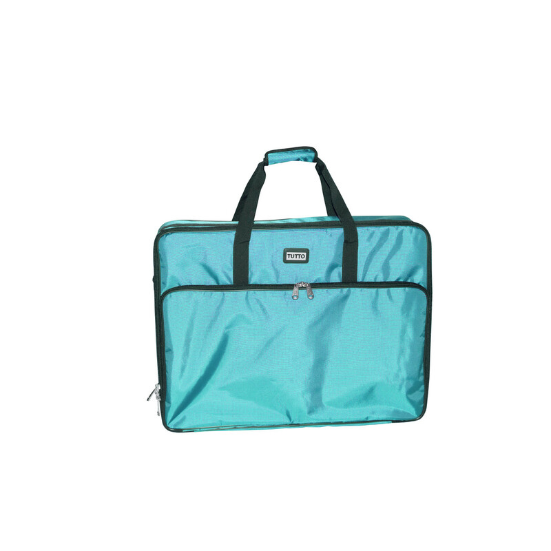 Tutto Embroidery Bag Large Turquoise