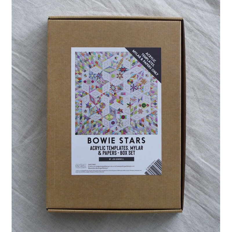Bowie Stars Acrylic Templates, Mylar & Papers Only