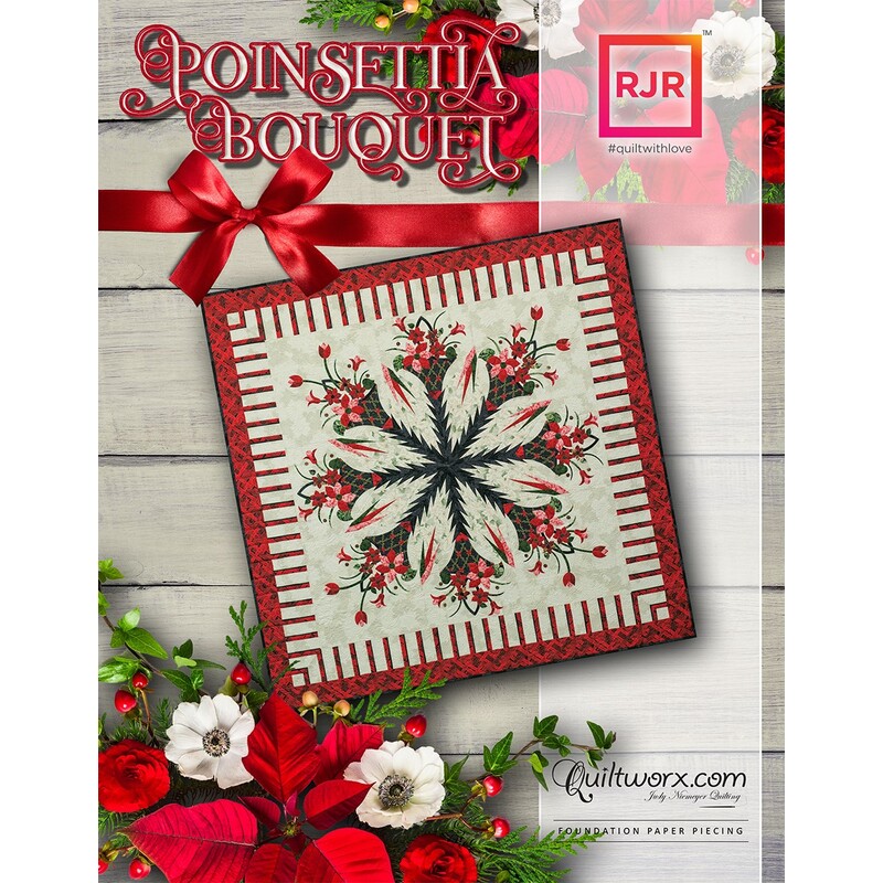 The front of Poinsettia Bouquet pattern